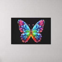 Vacker Butterfly Canvastryck