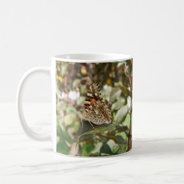 Vacker Butterfly Coffee Mugg (Vänster)