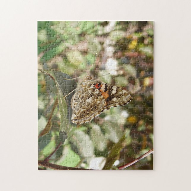 Vacker Butterfly Jigszle Puzzle Pussel (Vertikal)