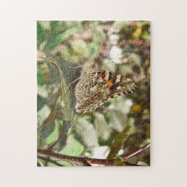 Vacker Butterfly Jigszle Puzzle Pussel (Vertikal)