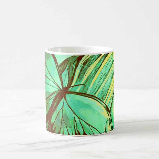 Vacker Butterfly Kaffemugg (Center)