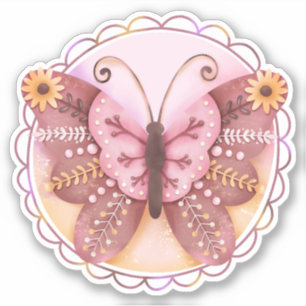 Vacker Butterfly Klistermärken