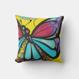 Vacker Butterfly Kudde