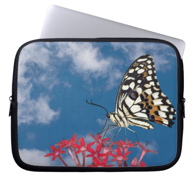 Vacker Butterfly Laptop Sleeve (Framsidan)