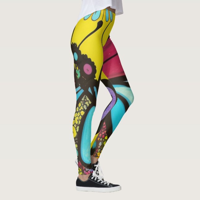 Vacker Butterfly Leggings (Höger)