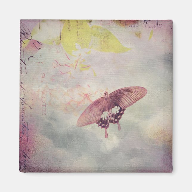 Vacker Butterfly Magnet (Framsidan)