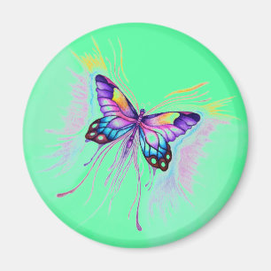 Vacker Butterfly Magnet