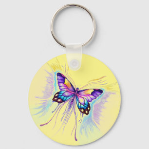 Vacker Butterfly Nyckelring
