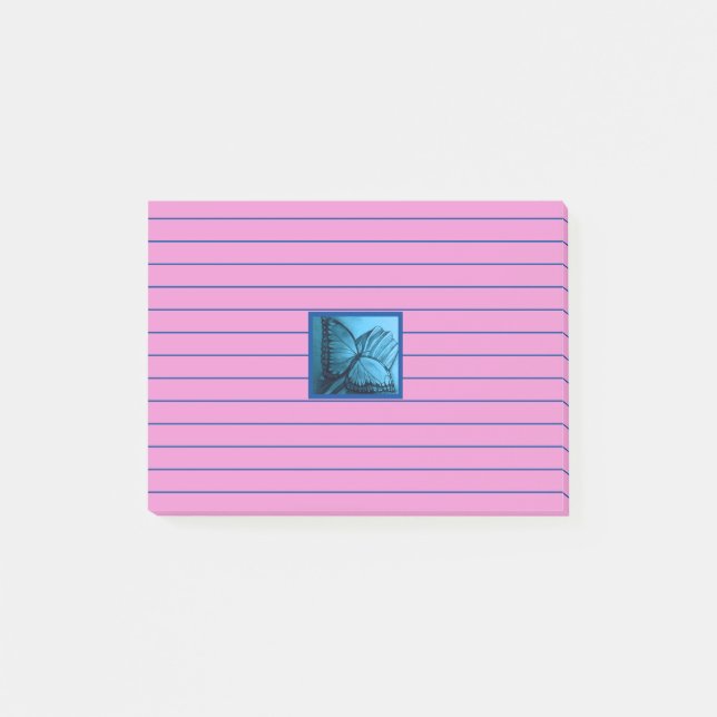 Vacker Butterfly Post-it Block (Framsida)