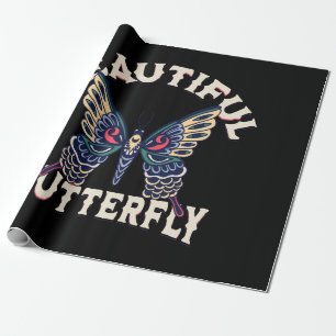 vacker-butterfly-retro-vektor-konstillustration- presentpapper