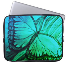 Vacker Butterfly Sketch Laptop Fodral