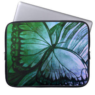 Vacker Butterfly Sketch Laptop Fodral