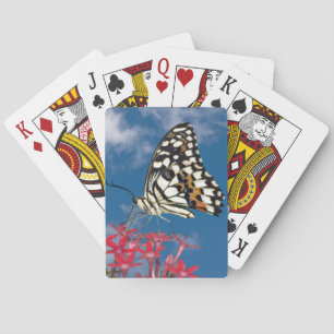 Vacker Butterfly Spelkort