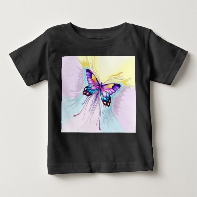 Vacker Butterfly T-shirt (Framsida)