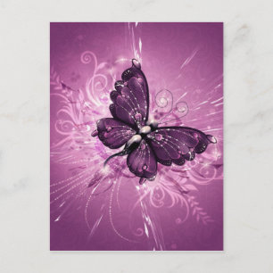 Vacker Butterfly Vykort