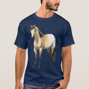 Vacker Buttermilk Buckskin Appaloosa Horse T Shirt