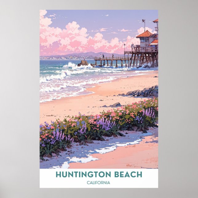 Vacker California Beach Poster (Framsidan)