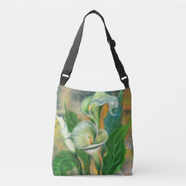 Vacker Calla Lily Flower - Migned Art Teckning - Axelväska