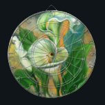 Vacker Calla Lily Flowers Dart Board Darttavla<br><div class="desc">Fina Calla Lily Flowers MIGNED Painting Design</div>