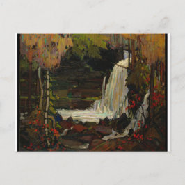 Vacker Canadian Waterfall liggande Tom Thomson Vykort