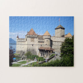 Vacker Castle Chillon Pussel