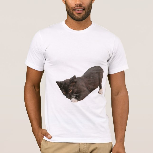 Vacker Cat Bild T Shirt (Framsida)