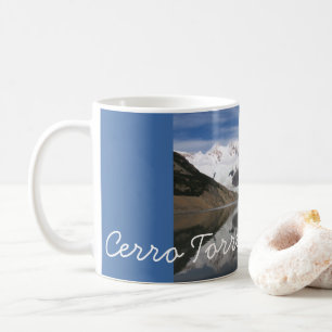 Vacker Cerro Torre, Patagonia, bergsvy Kaffemugg