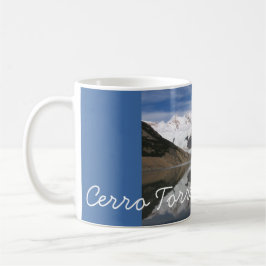 Vacker Cerro Torre, Patagonia, bergsvy Kaffemugg