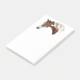 Vacker Chestnut Tovero Paint Horse Post-it Block
