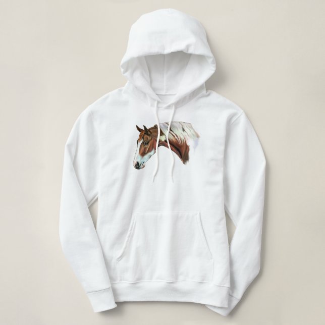 Vacker Chestnut Tovero Paint Horse T Shirt (Design framsida)