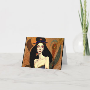 Vacker Cleopatra Anteckningskort