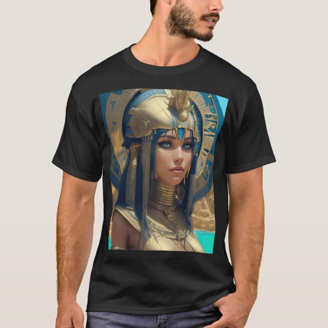 Vacker Cleopatra T Shirt (Framsida)