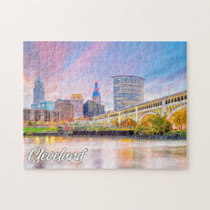 Vacker Cleveland, Ohio, Stater, Förenade kungarike Pussel
