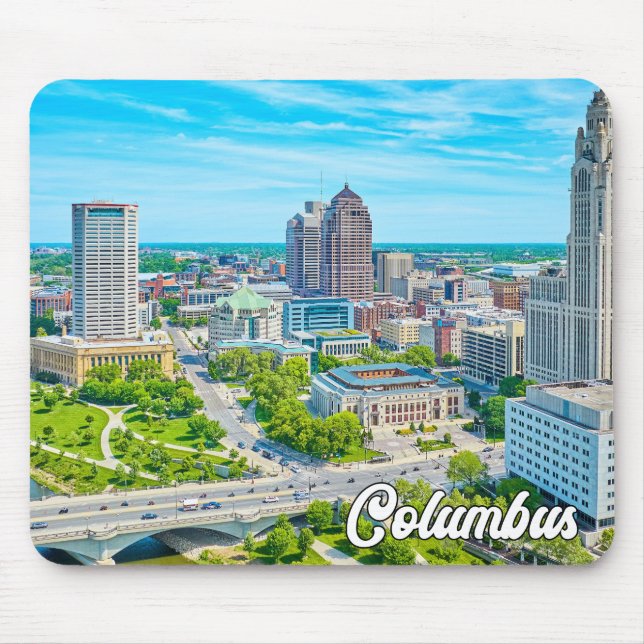 Vacker Columbus, Ohio, Stater, Förenade kungariket Musmatta (Framsidan)