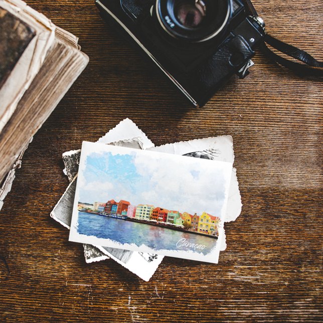 Vacker Curacao Island Travel Vykort (curacao vintage postcard)