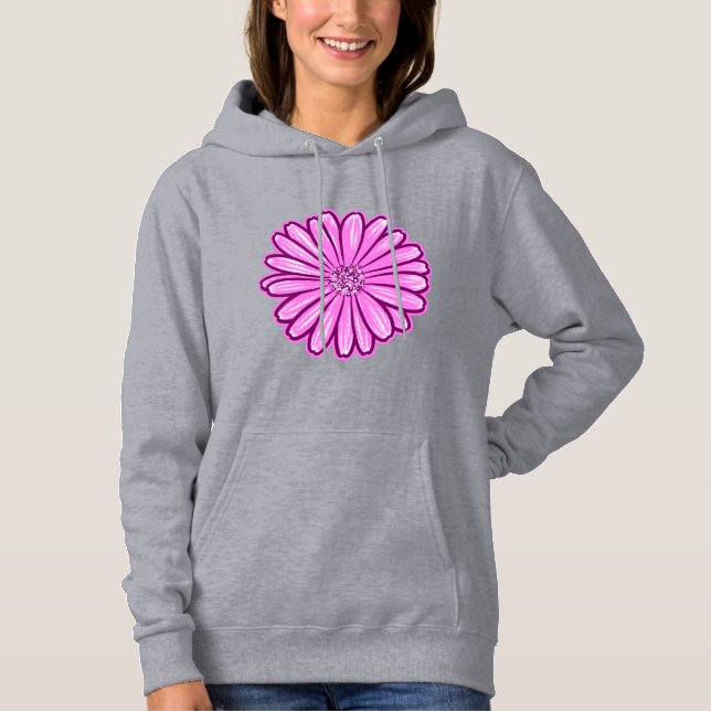 Vacker Daisy Flower, rasterbild T Shirt (Framsida)