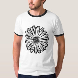 Vacker Daisy Flower, rasterbild T Shirt