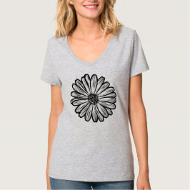 Vacker Daisy Flower, rasterbild T Shirt
