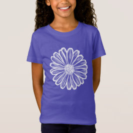 Vacker Daisy Flower, rasterbild T Shirt