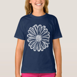 Vacker Daisy Flower, rasterbild T Shirt