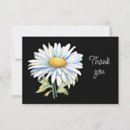 Vacker Daisy Trädgård Blomma Tack Kort