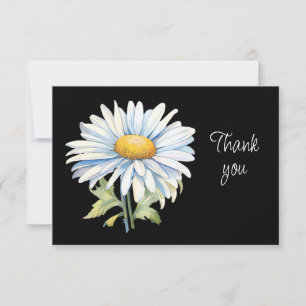 Vacker Daisy Trädgård Blomma Tack Kort
