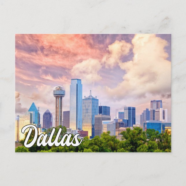 Vacker, Dallas, Texas, USA Vykort (Framsida)