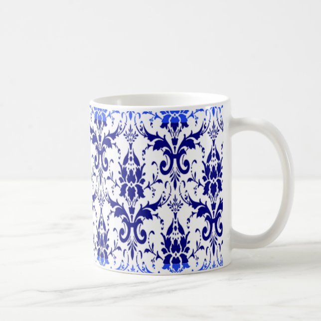 Vacker Damask Kaffemugg (Höger)