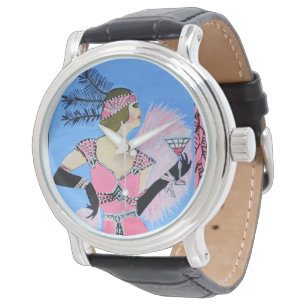 Vacker damkompakt armbandsur
