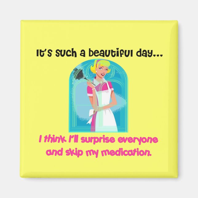 Vacker Daze Magnet (Framsidan)