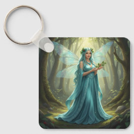 Vacker December Turcos Fairy Nyckelring