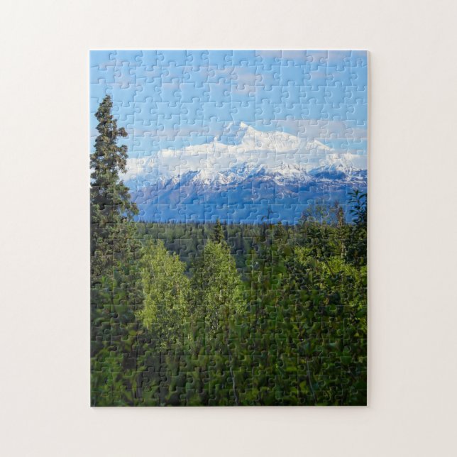 Vacker Denali Jigszle Puzzle Pussel (Vertikal)