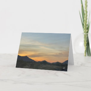 Vacker Desert Sunrise Kort