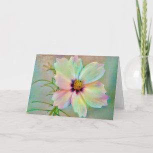 Vacker Dream Flower Art Note-kort Kort